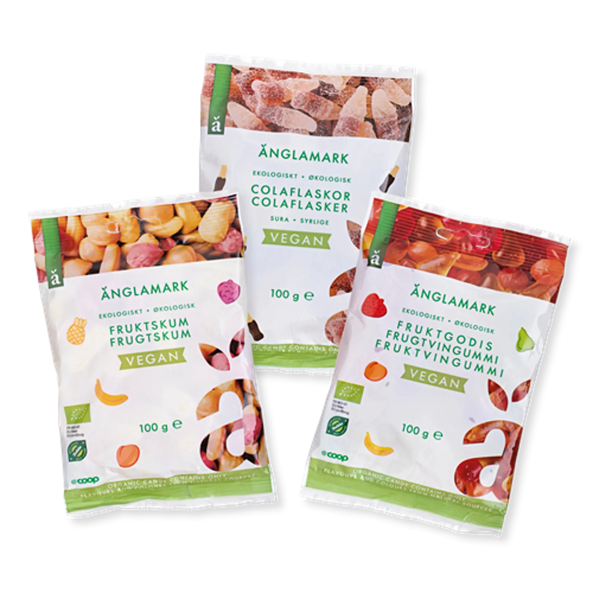 änglamark vegansk slik