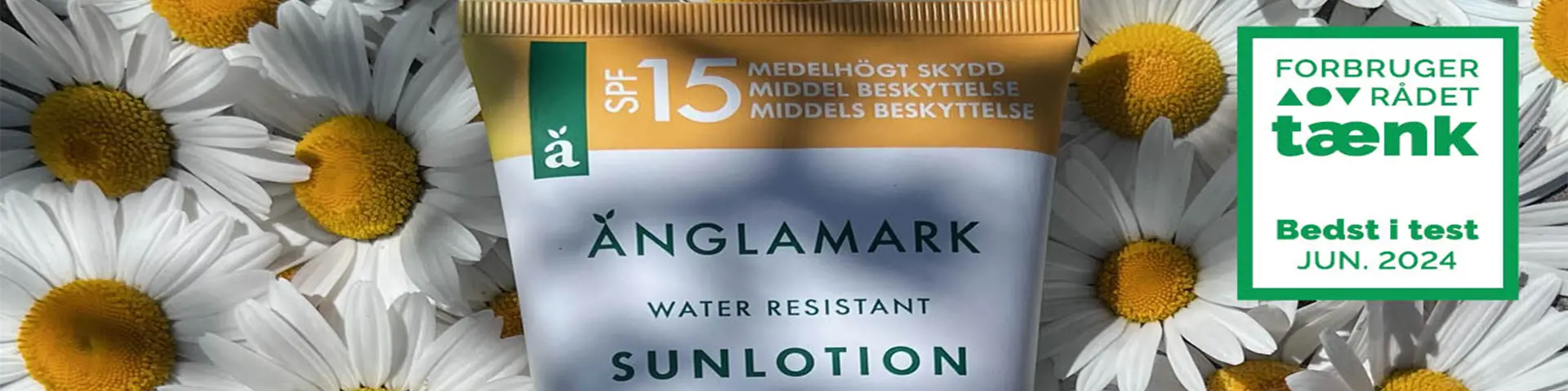änglamark testvinder solcreme spf 15