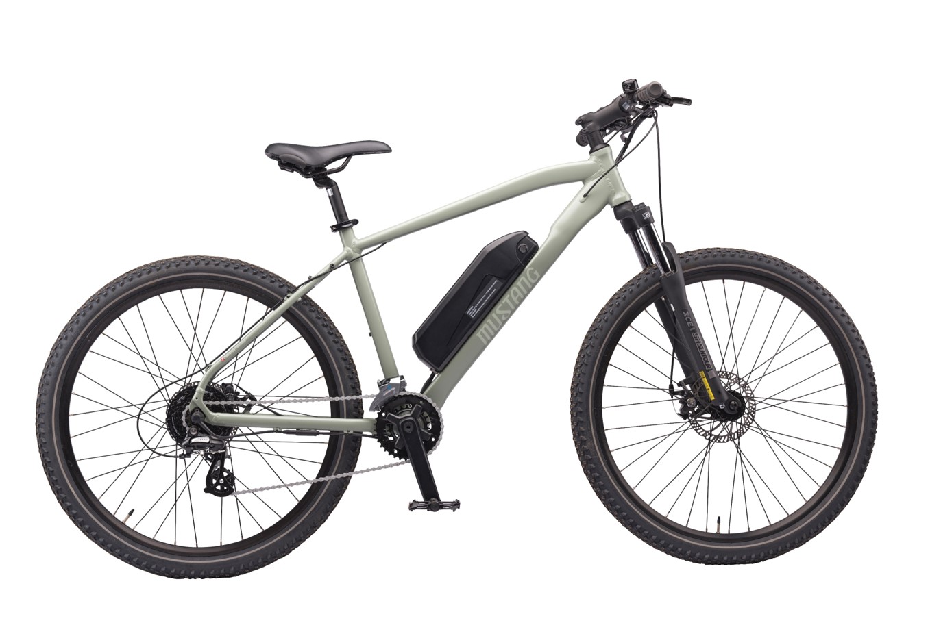 Lysegrøn Mustang elcykel til herrer