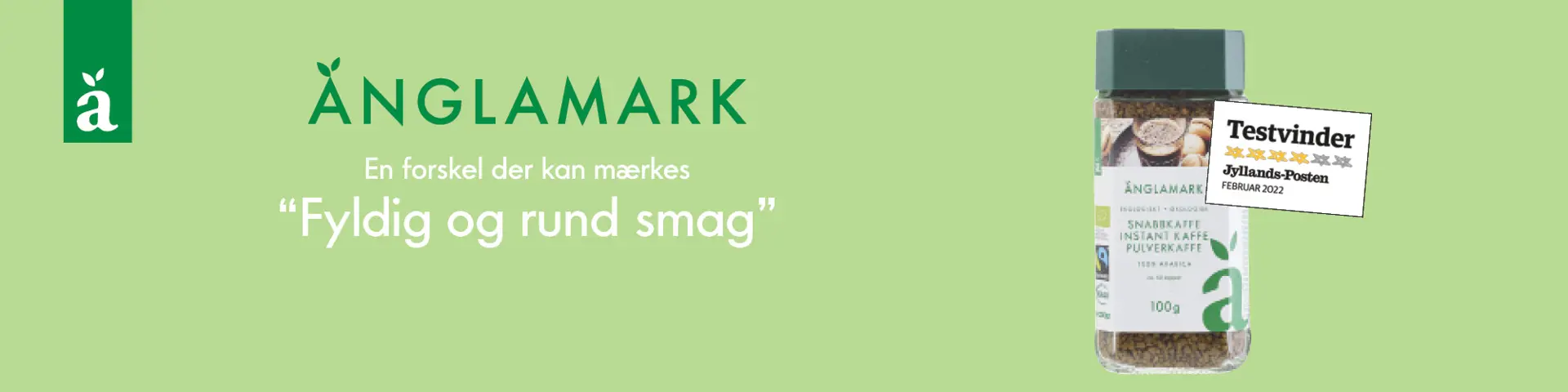änglamark testvinder instant kaffe 