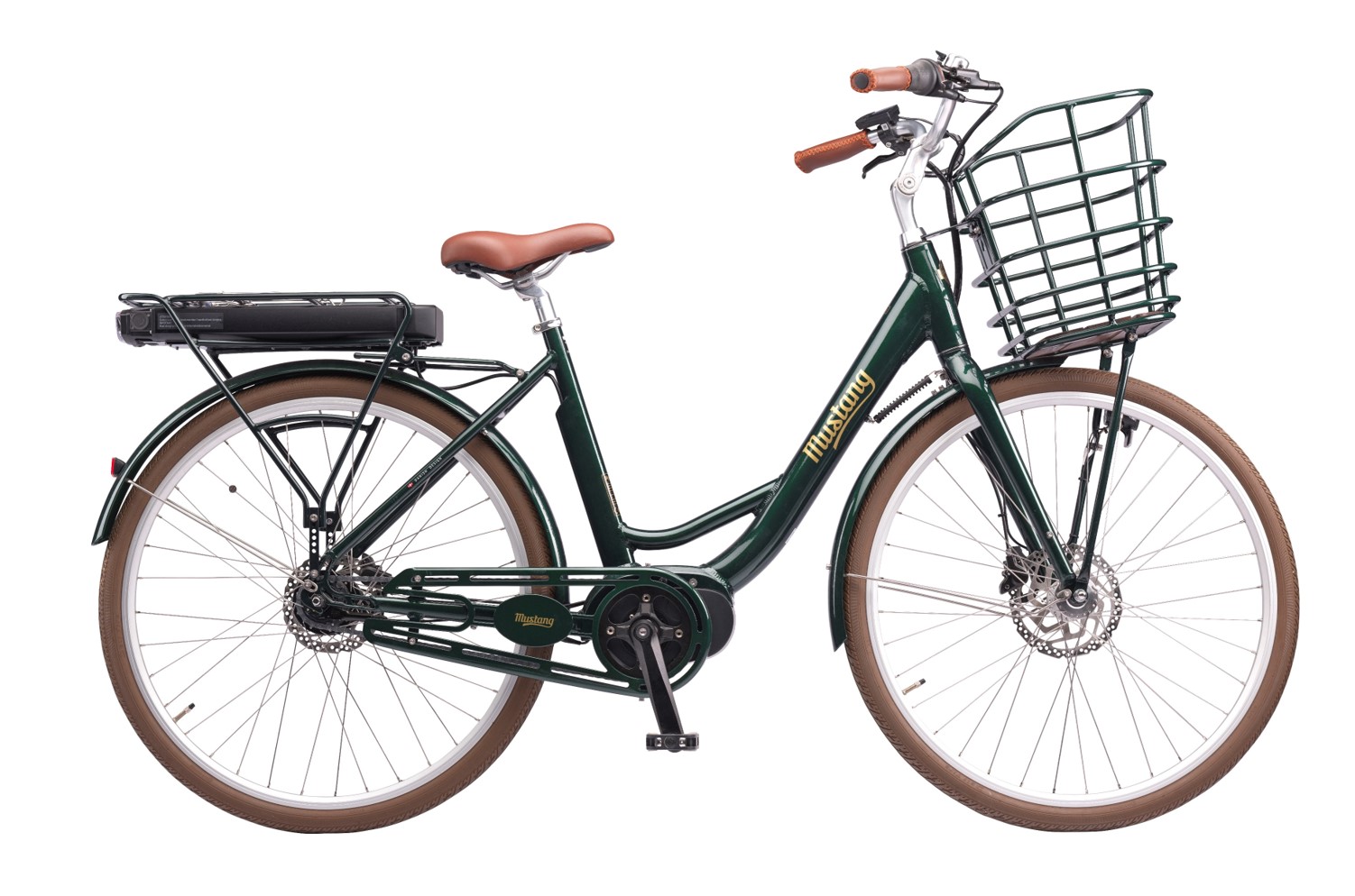 Mørkegrøn Mustang dame elcykel