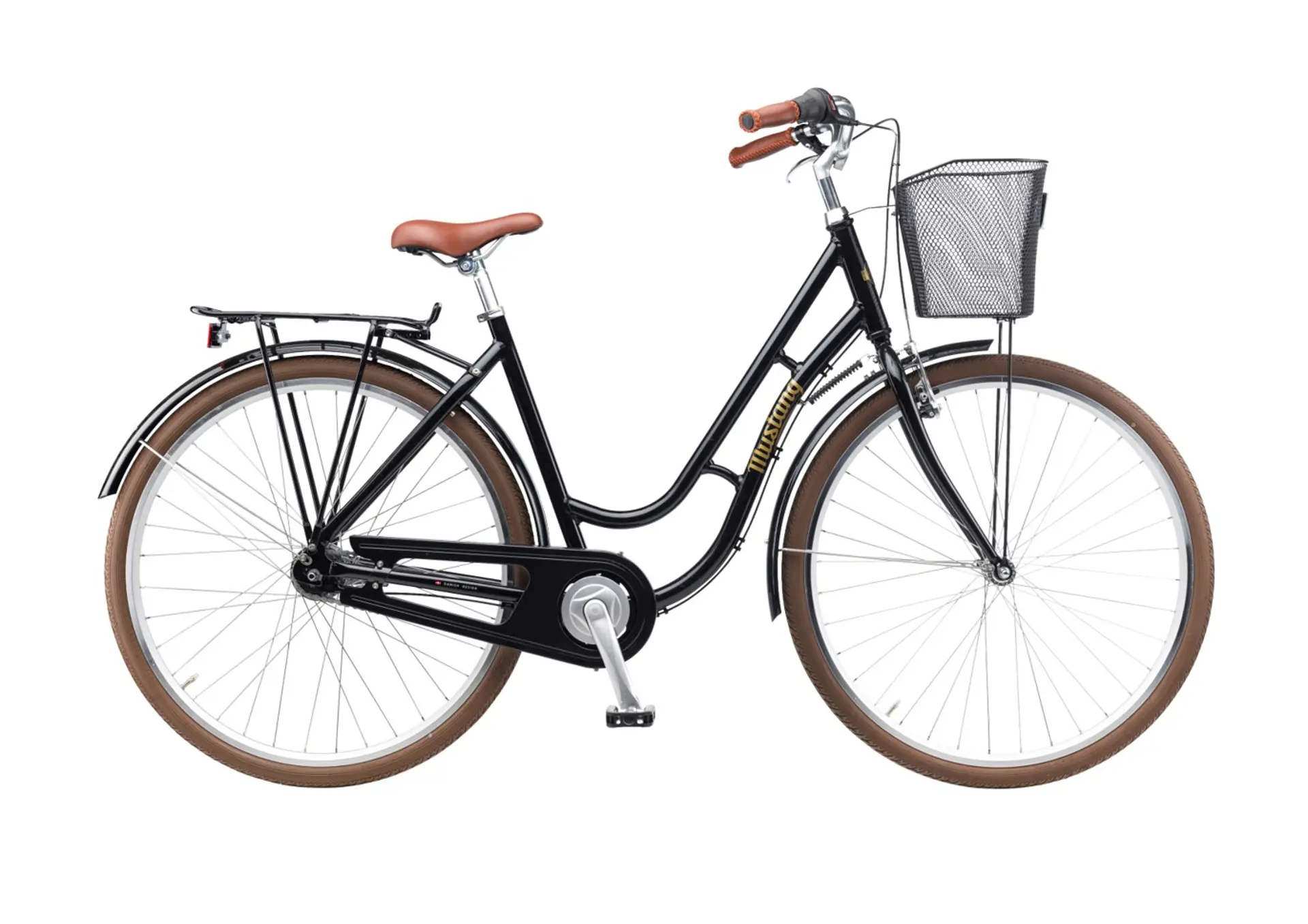 Sort Mustang herrecykel